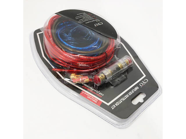 Набір дротів для встановлення саббуфера kit MD 8, набір кабелів для автоакустики - Фото 6