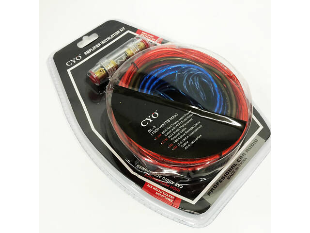 Набір дротів для встановлення саббуфера kit MD 8, набір кабелів для автоакустики - Фото 7