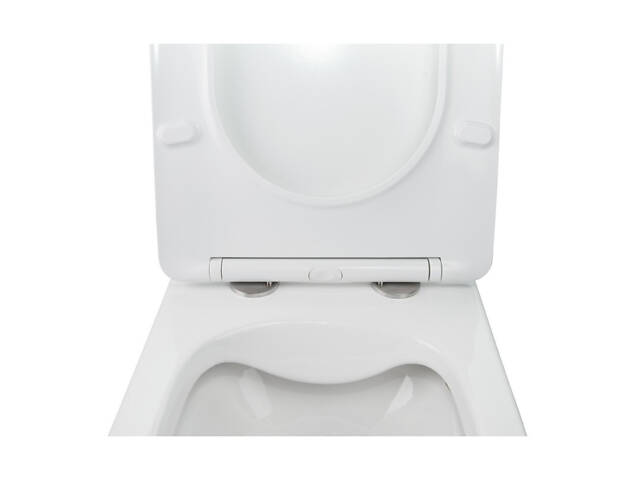 Набор Qtap Инсталляция 3 В 1 Nest Qt0133M425 С Панелью Смыва Квадратной Qt0111M06029Sat + Унитаз С Сиденьем Jay Qt073351 - Фото 5