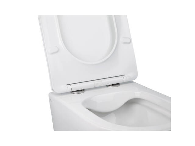 Набор Qtap Инсталляция 3 В 1 Nest Qt0133M425 С Панелью Смыва Квадратной Qt0111M06029Sat + Унитаз С Сиденьем Jay Qt073351 - Фото 6