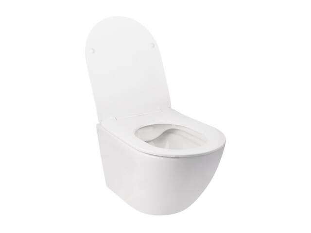 Набор Qtap Инсталляция 3 В 1 Nest Qt0133M425 С Панелью Смыва Квадратной Qt0111M06029Sat + Унитаз С Сиденьем Jay Qt073351 - Фото 7