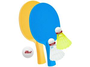 Набор ракеток DHS T-B-2020 Желто-синий (T-B-2020)