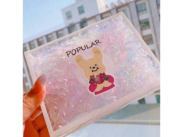 Набор резинок для волос Color 1 11707 2800 шт - Фото 1