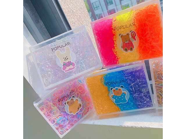 Набор резинок для волос Color 5 11711 1800 шт - Фото 7