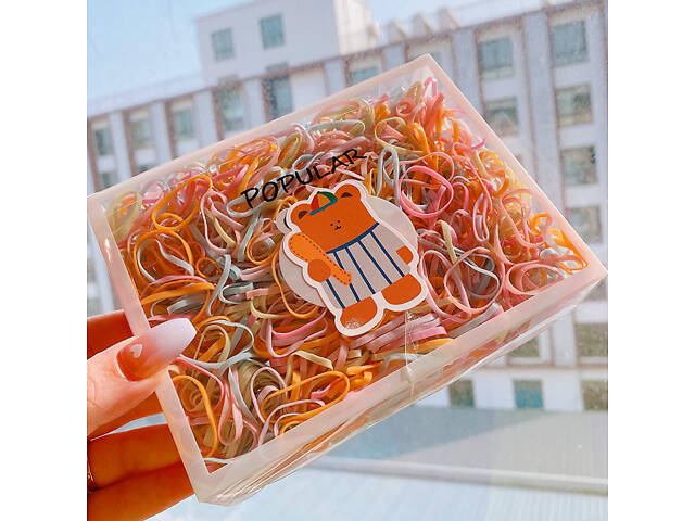 Набор резинок для волос Color 5 11711 1800 шт - Фото 1