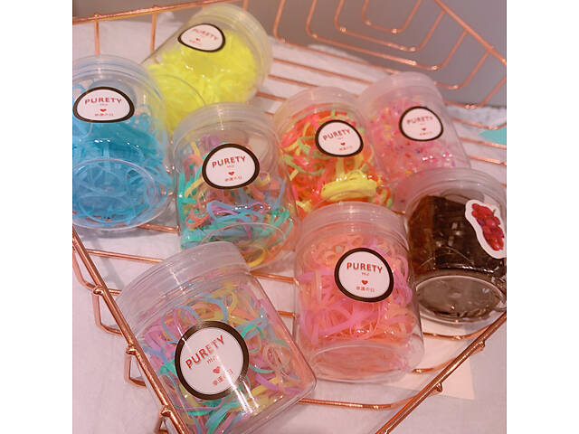 Набор резинок для волос Color 5 11716 300 шт - Фото 2