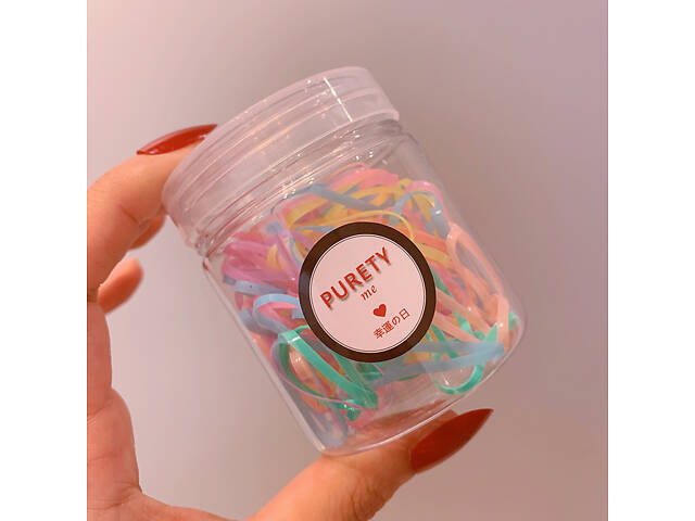 Набор резинок для волос Color 8 11719 240 шт - Фото 1