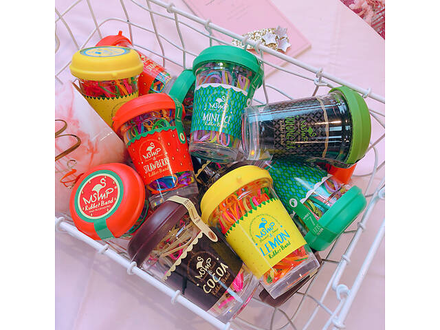 Набір гумок для волосся Lemon 11691 130 шт 35 мм - Фото 6