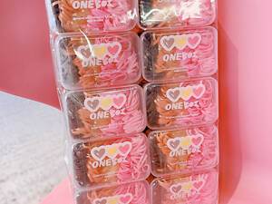 Набор резинок для волос Сердечки 11704 160 шт