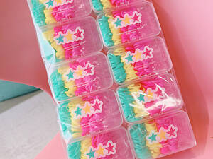 Набор резинок для волос Звездочки 11703 120 шт