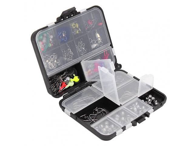 Набор рыболовных снастей для пресноводных рыб 191 шт. Комплект аксессуаров для рыбалки - Фото 7