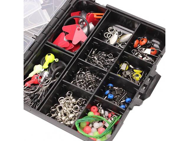 Набор рыболовных снастей для пресноводных рыб 191 шт. Комплект аксессуаров для рыбалки - Фото 8