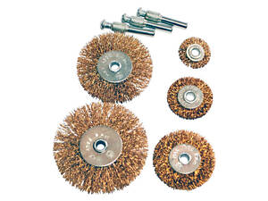 Набір щіток Mastertool — 25 x 38 x 50 x 63 x 75 мм 5 шт.