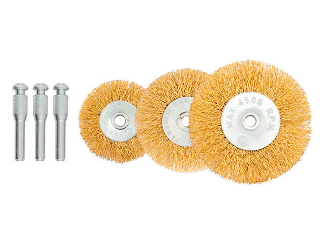 Набір щіток Mastertool — 50 x 63 x 75 мм (3 шт.) - Фото 3