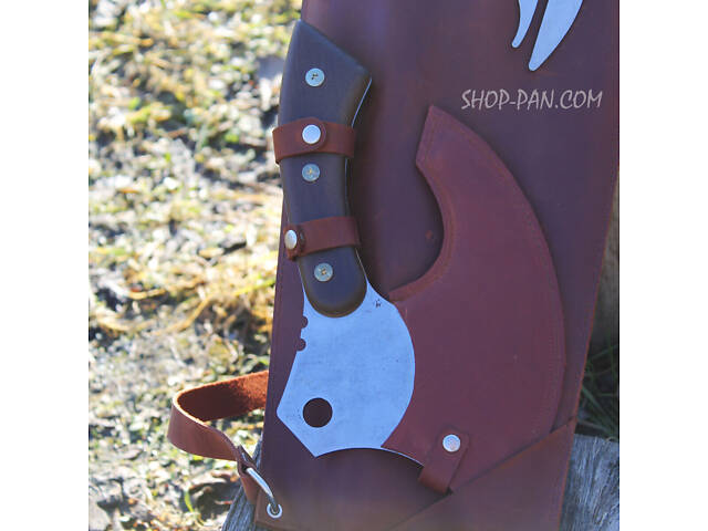 Набір шампурів для гриля в ексклюзивному шкіряному чохлі - Фото 6