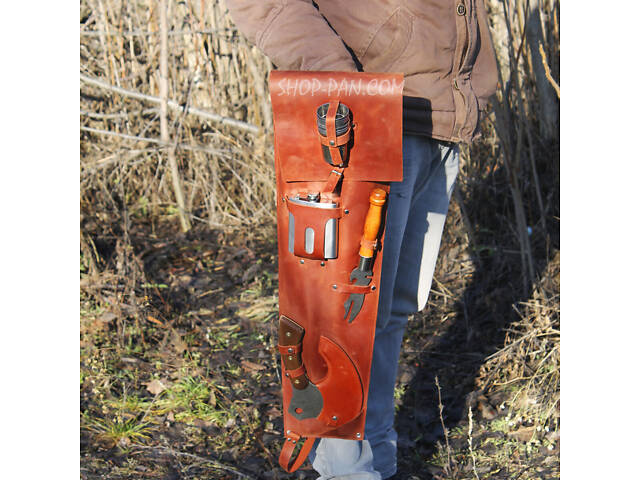 Набір шампурів для гриля в ексклюзивному шкіряному чохлі - Фото 7