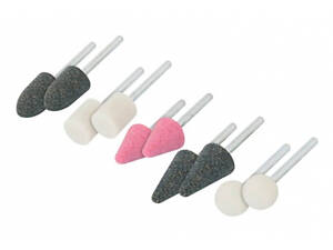 Набор шлифовальных камней Mastertool - 10 шт.