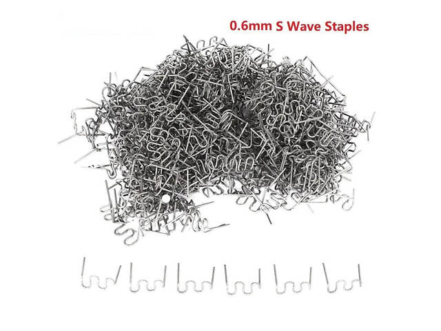 Набір скоб для термічного степлера велика хвиля 0,6мм 500шт ANENG No1780 - Фото 6