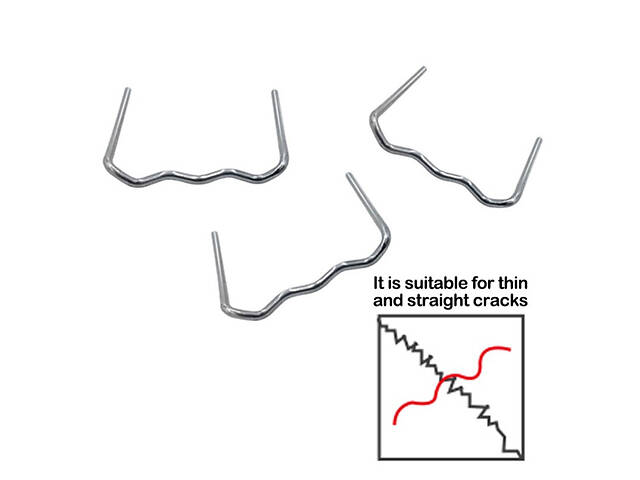 Набор скоб для термического степлера малая волна 500 шт ANENG №1116 - Фото 3