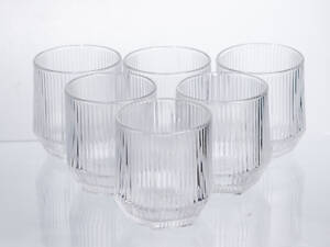 Набір склянок 6 шт по 250 мл для напоїв Прозорий HP-19-LJB-1