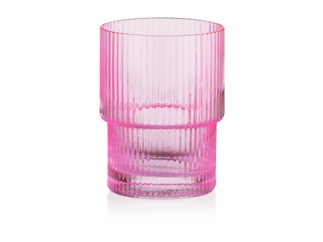 Набор стаканов Ardesto 200мл, 2шт, скло, рожевий (AR2620SPN) - Фото 1