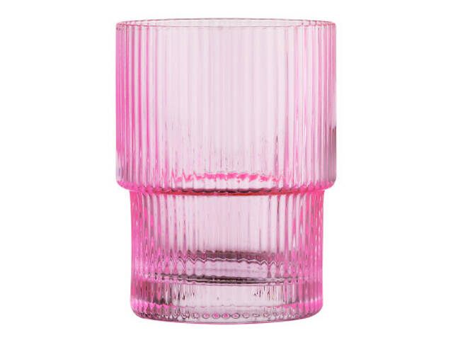 Набор стаканов Ardesto 200мл, 2шт, скло, рожевий (AR2620SPN) - Фото 2
