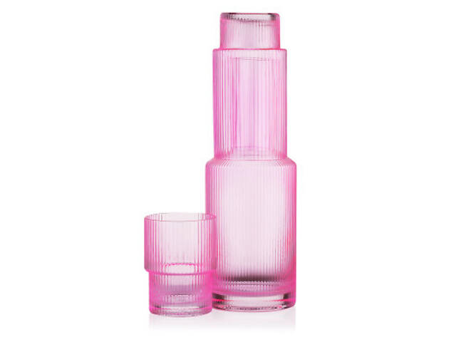 Набор стаканов Ardesto 200мл, 2шт, скло, рожевий (AR2620SPN) - Фото 5