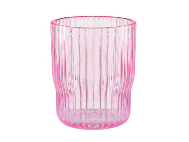 Набор стаканов Ardesto 300мл, 2шт, скло, рожевий (AR2630SPN) - Фото 3