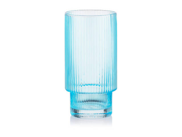 Набор стаканов Ardesto 380мл, 2шт, скло, блакитний (AR2638SBL) - Фото 1