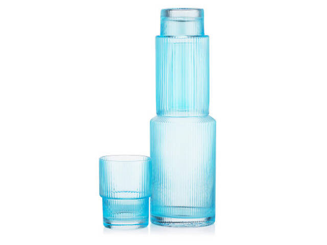 Набор стаканов Ardesto 380мл, 2шт, скло, блакитний (AR2638SBL) - Фото 5