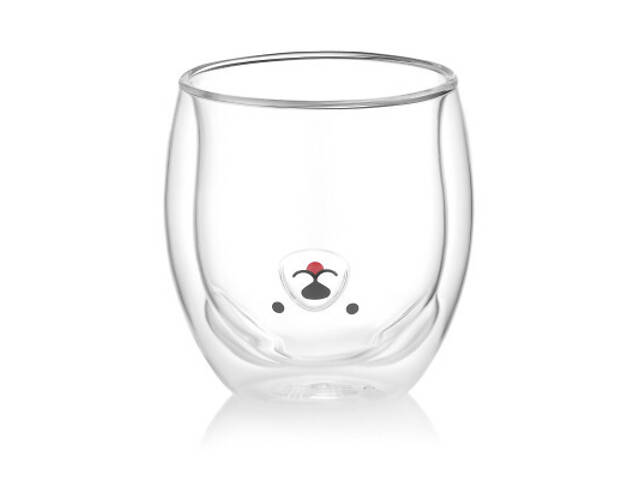 Набор стаканов Ardesto Animals 300 мл 2 шт прозорий (AR2630BWA) - Фото 1