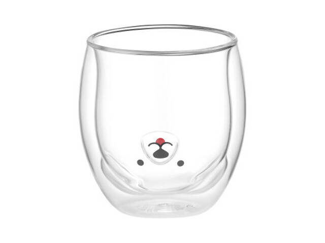 Набор стаканов Ardesto Animals 300 мл 2 шт прозорий (AR2630BWA) - Фото 2