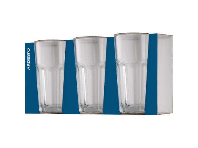 Набір склянок Ardesto Salerno 300 мл 3 шт (AR2630LS) - Фото 2