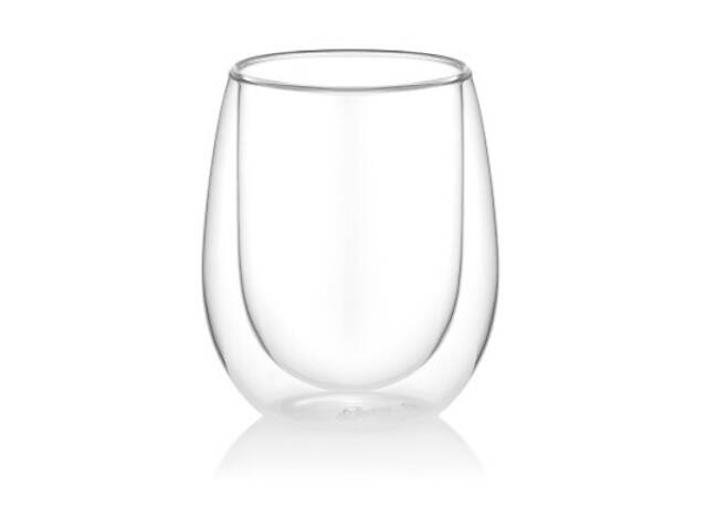 Набор стаканов Ardesto з подвійними стінками BW 350 мл 2 шт прозорий (AR2635BW) - Фото 1