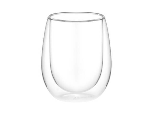 Набор стаканов Ardesto з подвійними стінками BW 350 мл 2 шт прозорий (AR2635BW) - Фото 2