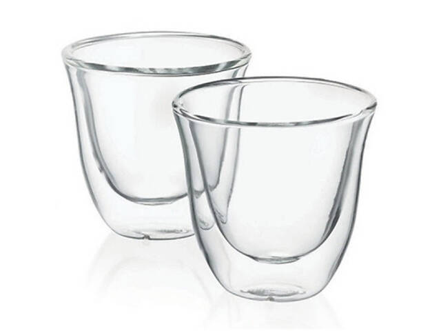 Набір склянок DeLonghi Espresso 2 шт 60 мл (00000010999) - Фото 1