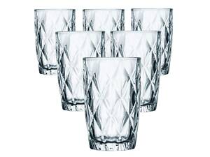 Набор стаканов для напитков 6 шт из толстого стекла 400 мл стаканы для холодных напитков HP-YH-63