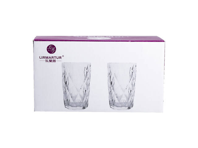 Набор стаканов для напитков 6 шт из толстого стекла 400 мл стаканы для холодных напитков HP-YH-63 - Фото 6