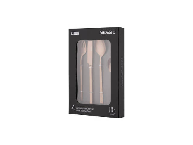 Набір столових приборів Ardesto Black Mars Favola 4 предмети Мідний (AR0704FSC) - Фото 3