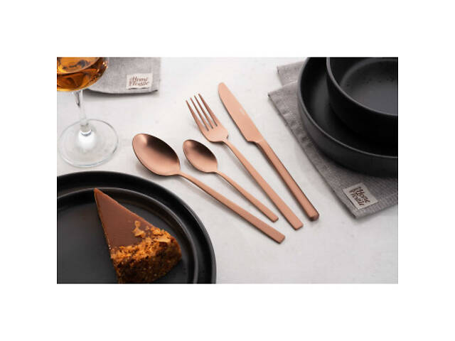 Набір столових приборів Ardesto Black Mars Favola 4 предмети Мідний (AR0704FSC) - Фото 4