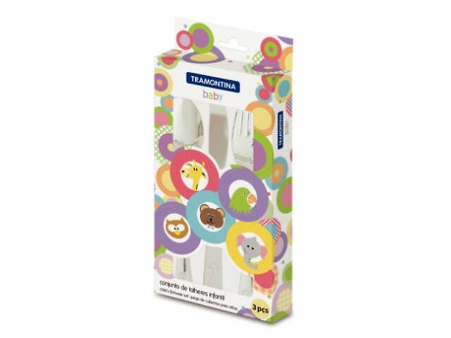 Набір столових приборів Tramontina Baby 3 предмети (66970/020) - Фото 1