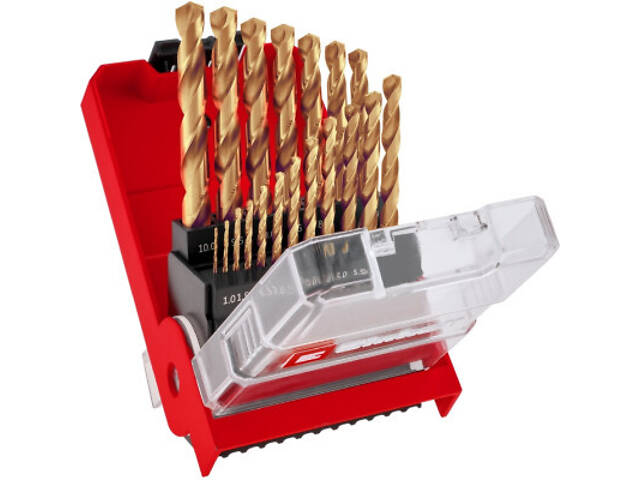 Набір свердлів Einhell по металу 19шт, 1-10мм, кейс (427019) - Фото 1