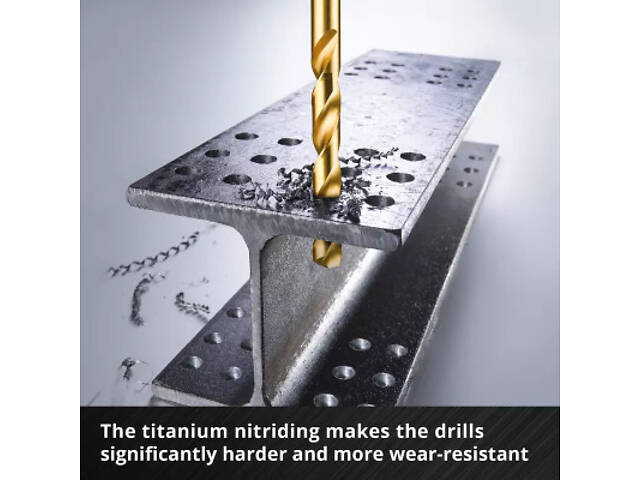 Набір свердлів Einhell по металу 19шт, 1-10мм, кейс (427019) - Фото 6