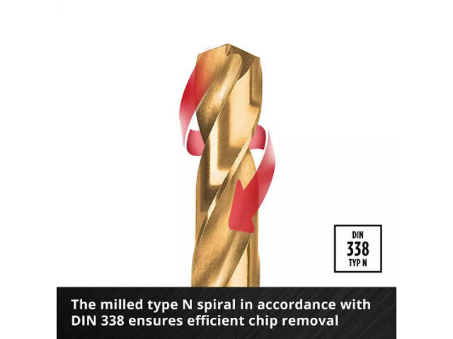 Набір свердлів Einhell по металу 19шт, 1-10мм, кейс (427019) - Фото 7