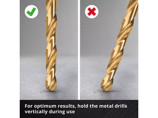 Набір свердлів Einhell по металу 19шт, 1-10мм, кейс (427019) - Фото 8