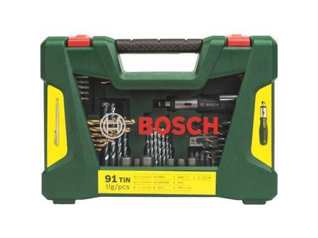 Набор сверл и бит Bosch насадок V-Line-91 (2.607.017.195) - Фото 1