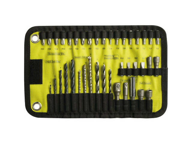 Набор сверл и бит Ryobi RAK40RM 40шт, чехол (5132002264) - Фото 1
