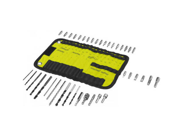 Набор сверл и бит Ryobi RAK40RM 40шт, чехол (5132002264) - Фото 3