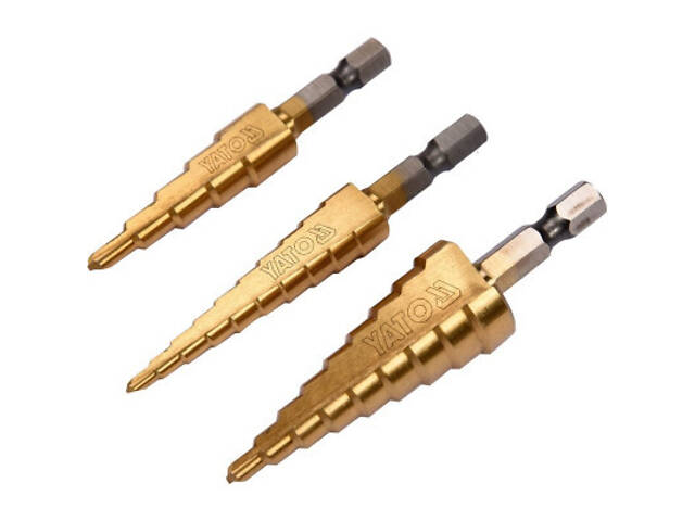 Набір свердел Yato ступінчастих по металу (YT-44731) - Фото 1