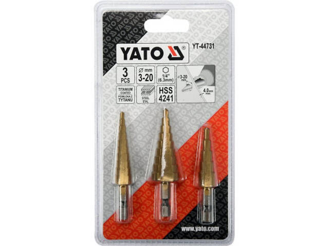 Набір свердел Yato ступінчастих по металу (YT-44731) - Фото 2